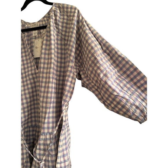 L*Space Women’s Vida Tiered Oversized Dress in Park Slope Gingham Size S - Picture 4 of 10